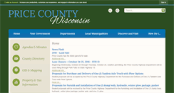 Desktop Screenshot of pricecountywi.net